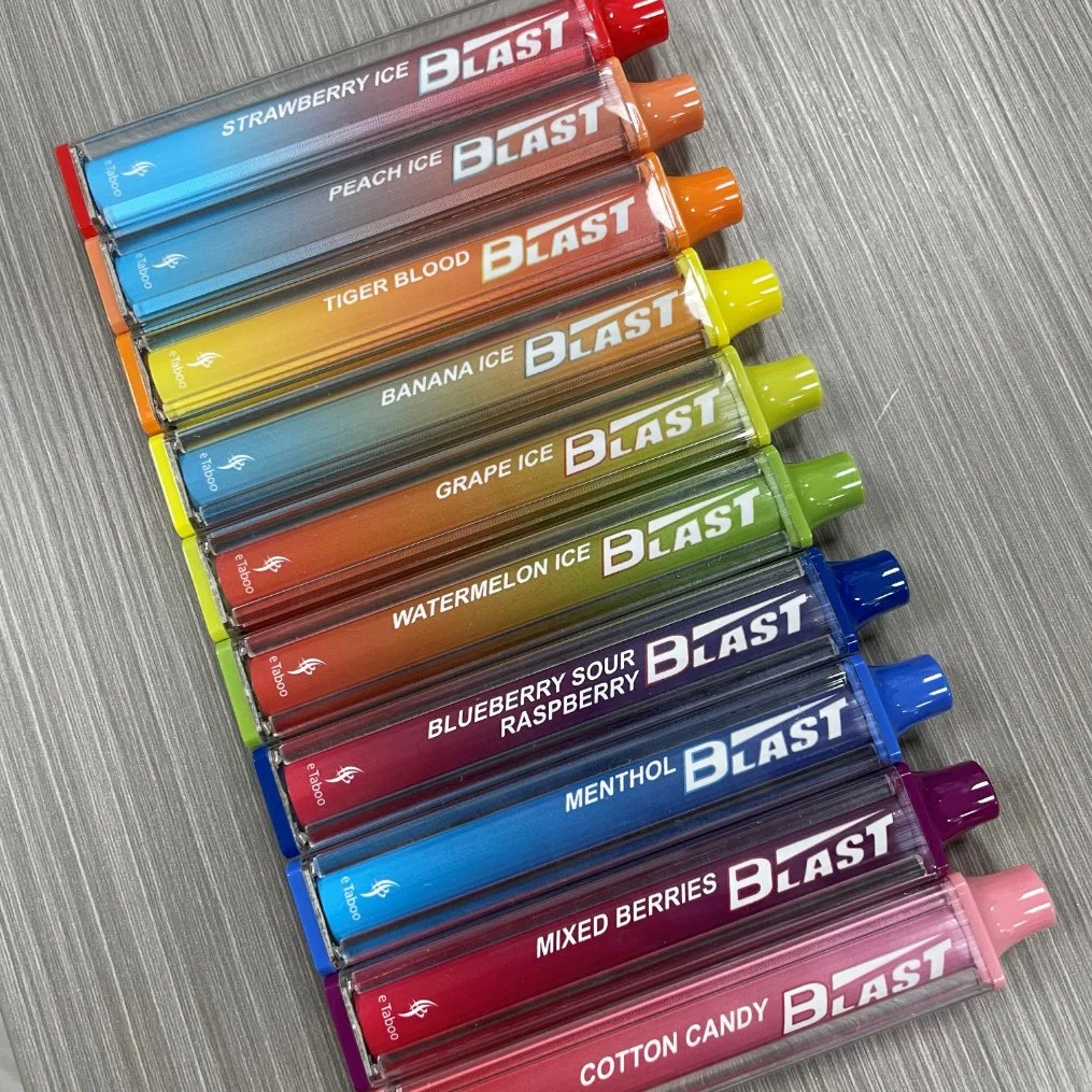 Wholesale/Supplier Price Disposable/Chargeable Vape Blast 600 Puffs Tpd/Ukca Etaboo Puff Waka Bar Electronic E Cigarette