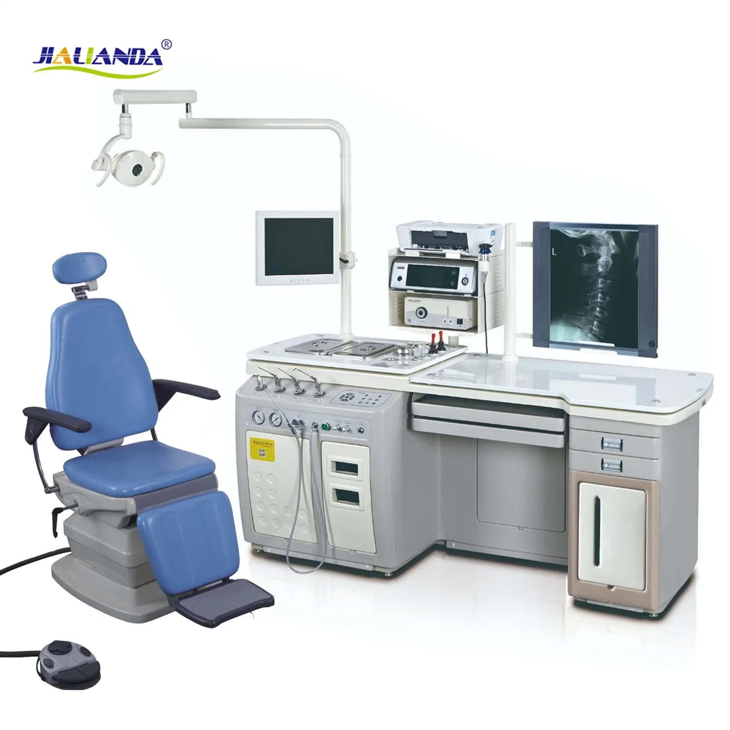 Medical Ent Treatment Unit with Patient Chair Ent Unit Endoscope Camera for Ent Workstation Unit Surgery.