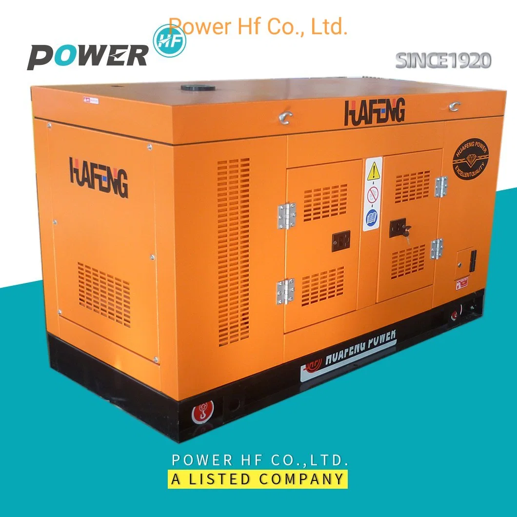 32 Kw 40 kVA 50 Hz 1500 Rpm 3 Phases Water Cooled Silent Canopy Soundproof 8 Hours Fuel Tank Diesel Generator Set with 41 Kw 4 Cylinders Turbocharged Engines