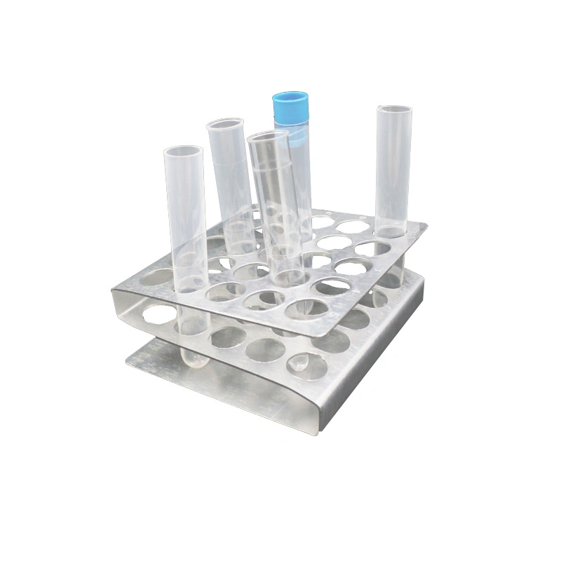 50-Place 13mm/16mm/18mm Stainless Steel Test Tube Rack