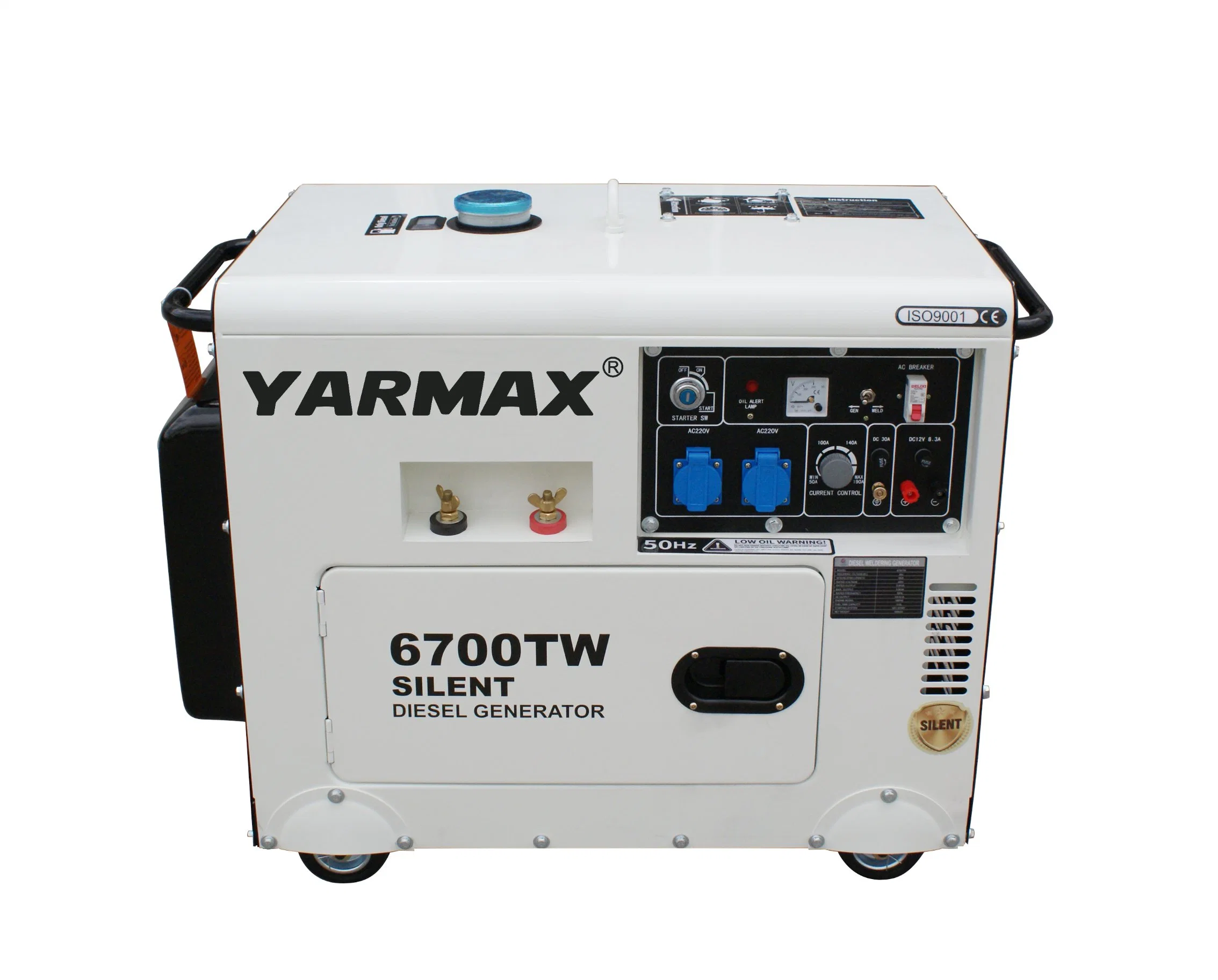 Type économique Yarmax Irrigation de Ferme Utilisation de type silencieux 5.5kVA 8kVA 10kVA