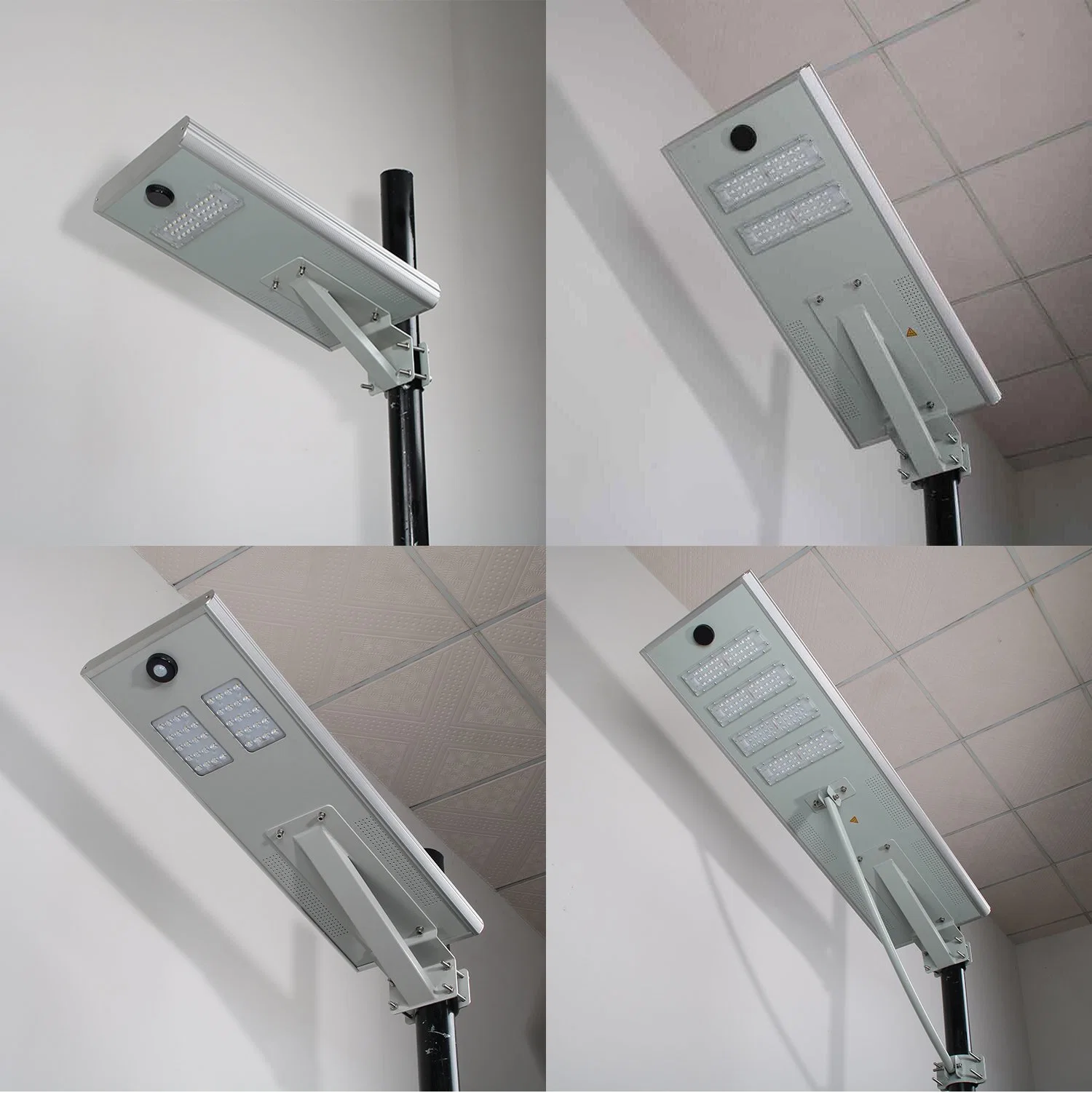 All in One Solar Street Light Aluminum Materials Waterproof 80W 100W