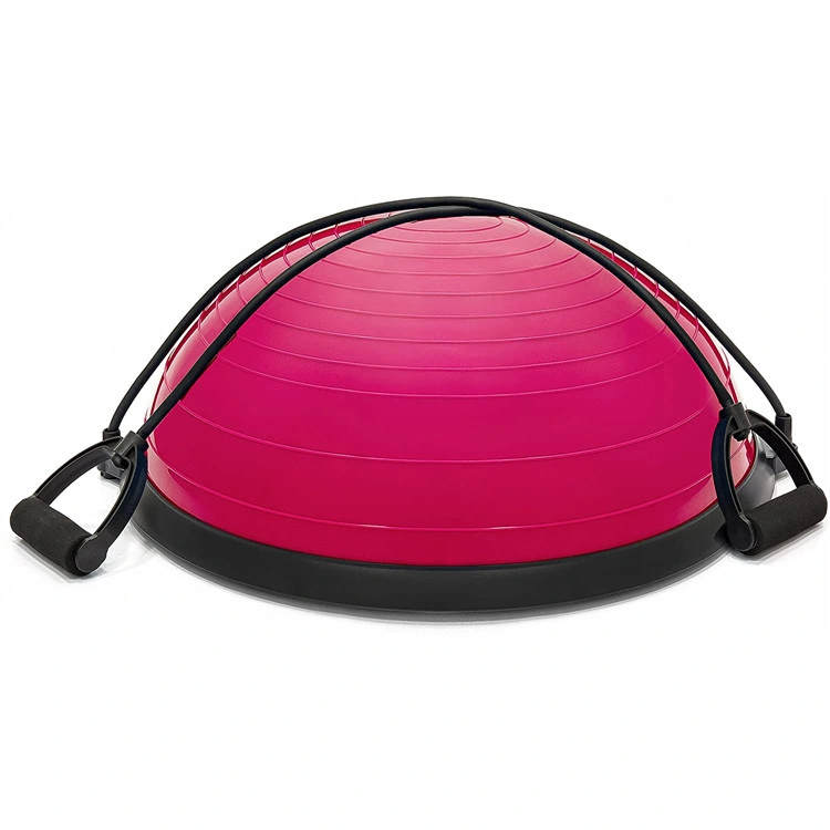 Runde Fitness Yoga Halfsphere Hemisphere Bosuing Balance Halbkugel mit Griff