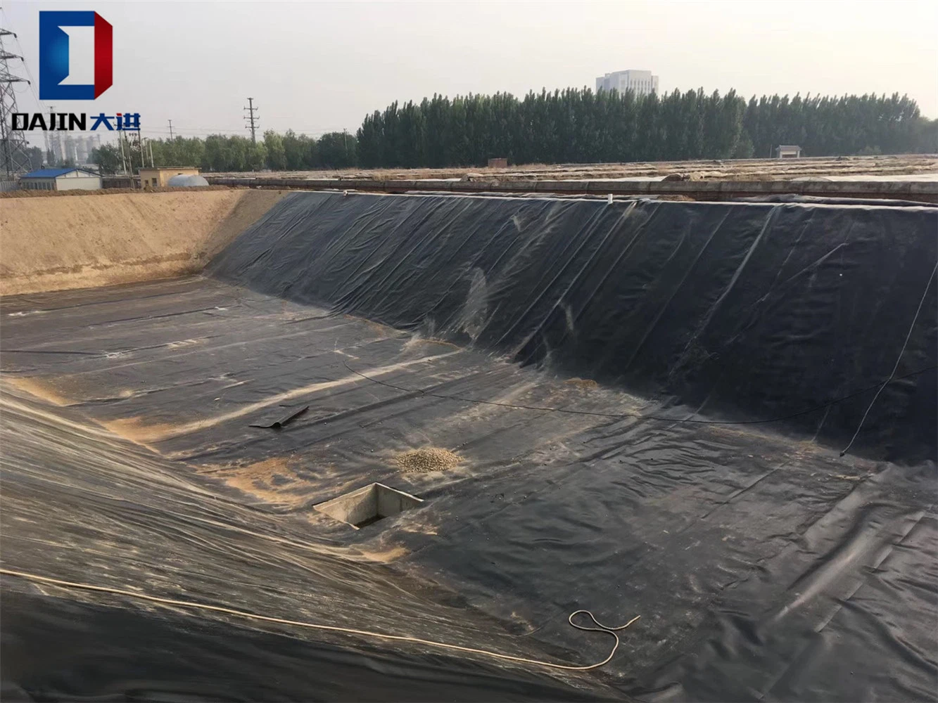 0.3 0.75 0.8 3mm Thickness Impervious HDPE Geomembrane for Garden Biogas Canal Lining