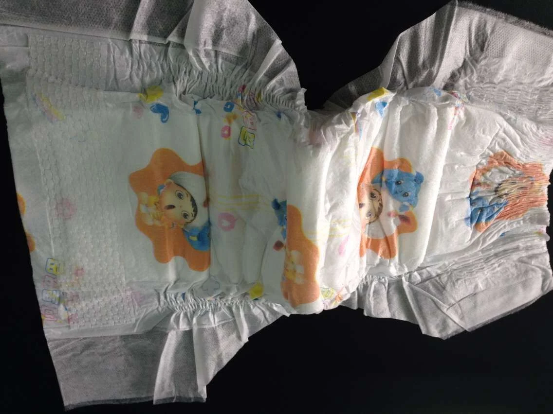 Jwc Breathable Colored Disposable Baby Diapers