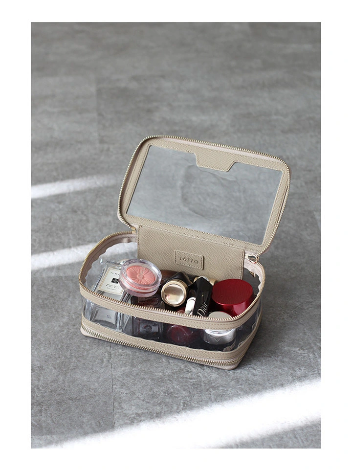 Bolso Storage Organizer Waterproof Luxury Travelling Lady Hand Fashion Travel Women Clear Cosmetic Custom Jelly Bag