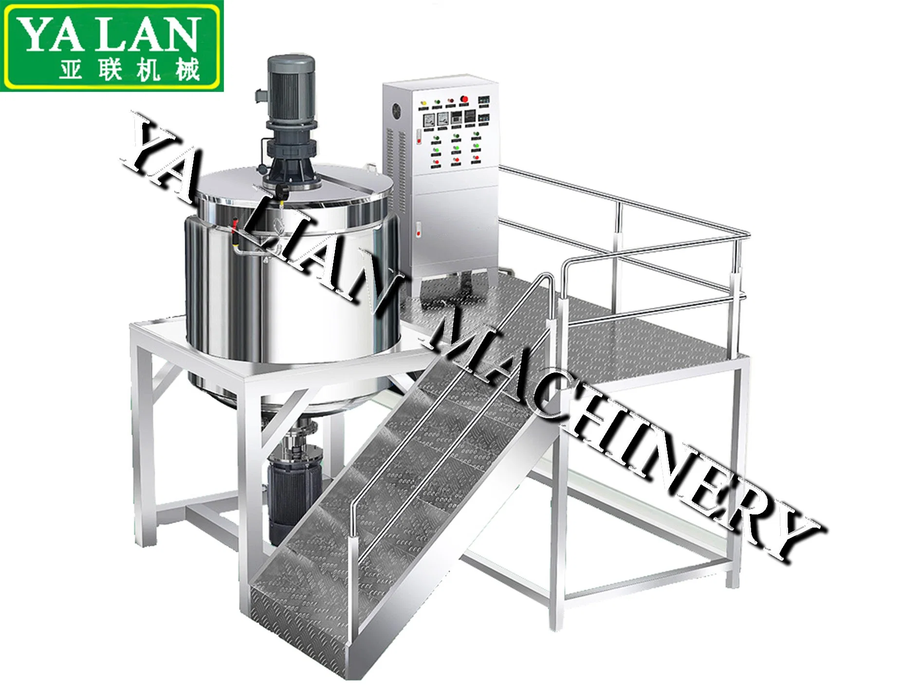 Entièrement automatique mélangeur homogénéisateur à haute pression de l'alcool Gel Hand Sanitizer Making Machine Prix du savon liquide