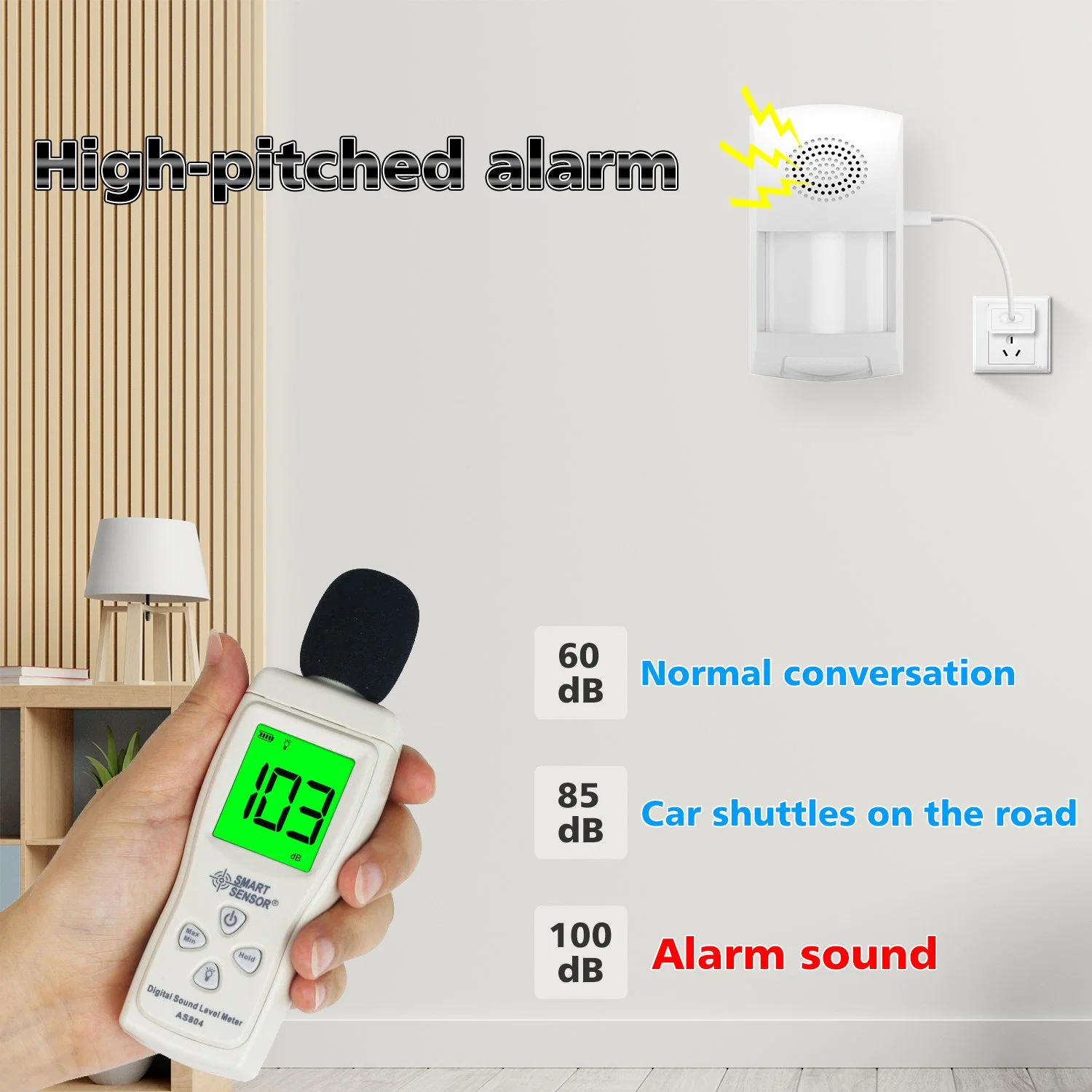 Alarma de Sensor de movimiento PIR Venta caliente