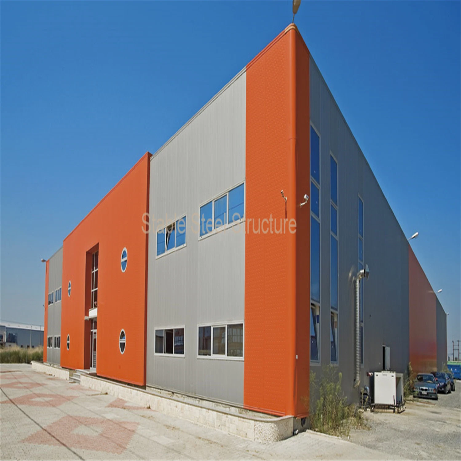 Modern Commercial Prefabricated Steel Structure Prefab Workshop Building Construction with Large Space