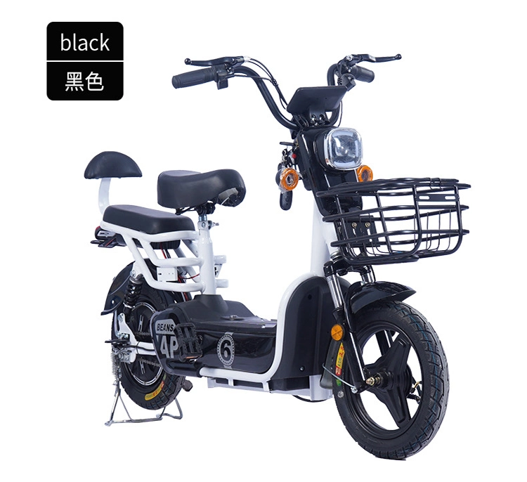 China Scooter eléctrico 48V12A Motor sin escobillas bicicleta eléctrica con los niños