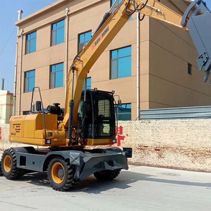 Marca Shanzhong 17ton Szl Excavadora de ruedas de agua de riego de conservación180