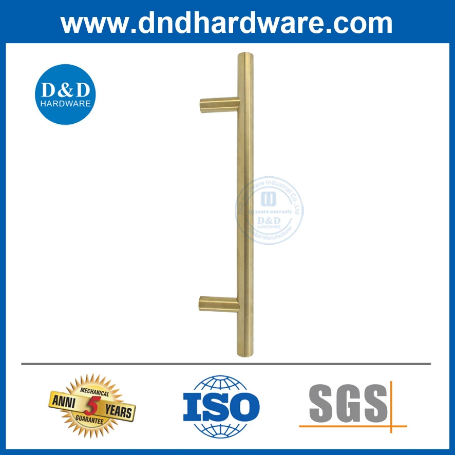 Stainless Steel Furniture Golden Single Door Pull Handle for Glass Door