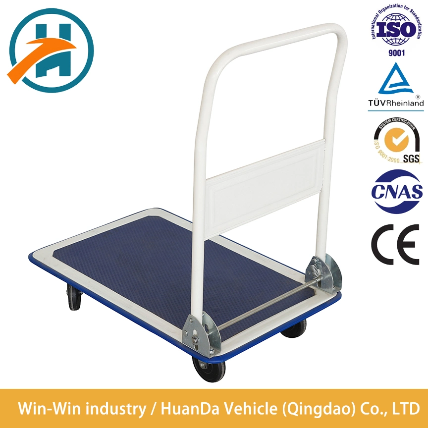 2022 New Design Steel Platform Hand Truck Heavy Duty Steel Platform Hand Truck 150kg Trolley