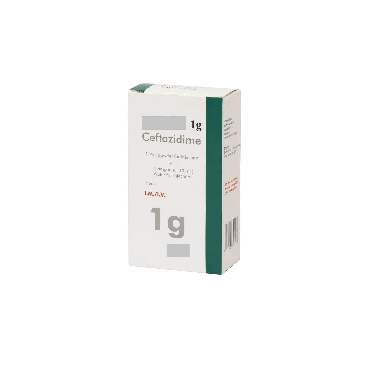 Best Seller of Cephalosporin/Ceftazidime for Injection /GMP/OEM