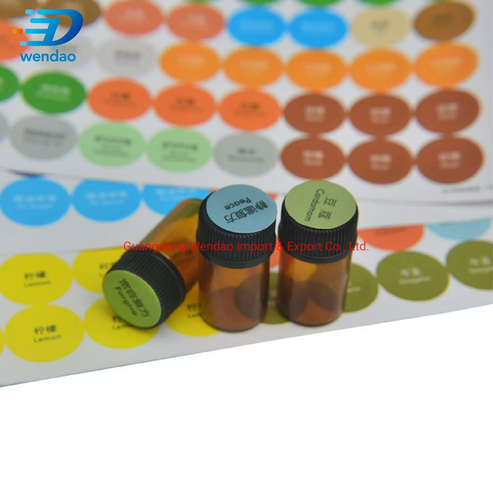 Waterproof Beauty Care Products Roll Customized Bath and Body Essential Oil Label Sticker