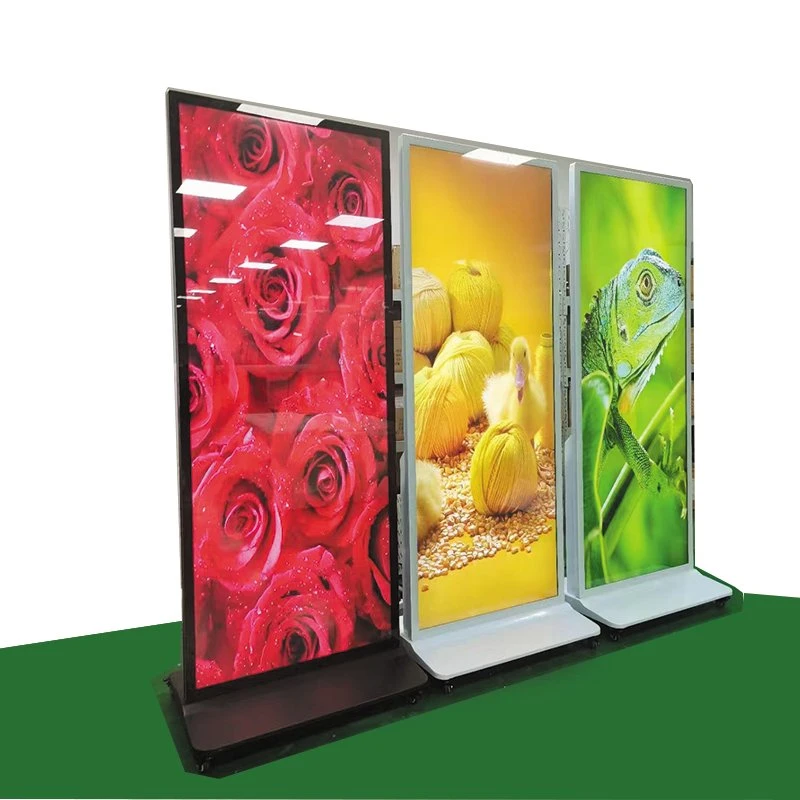 65,2pulgadas Reproductor Publicidad Self Service ultra delgado con pantalla táctil LCD Monitor