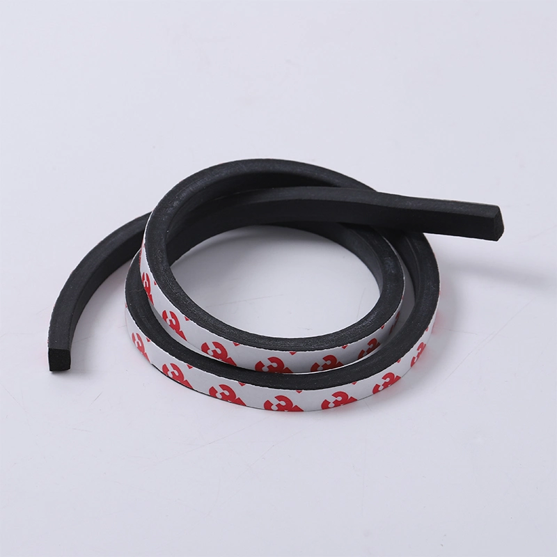 Single Sided Self Adhesive Sealing Rubber Foam Seal Strip for Car Door