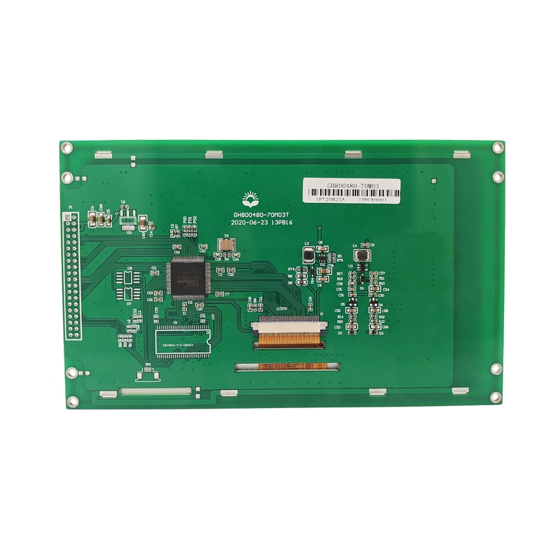 7 Zoll 800*480 Ra8873 oder Ra8875 8-Bit/16-Bit 8080 oder 4-Wire SPI-LCD-Modul