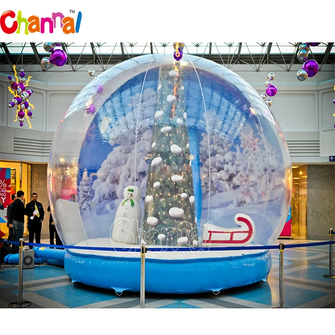 Giant Inflatable Snow Globe Photo Booth Inflatable Human Size Snow Globe