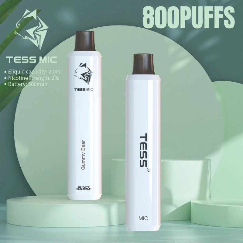 Vape 800 Puff E Cigarette 15 Flavors Disposable/Chargeable Vape 500mAh Battery