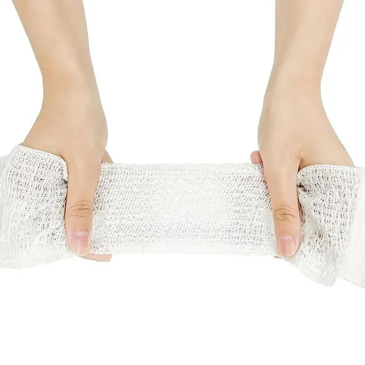 Medical Surgical Porous Yarn Cotton Spandex Crepe vendaje elástico