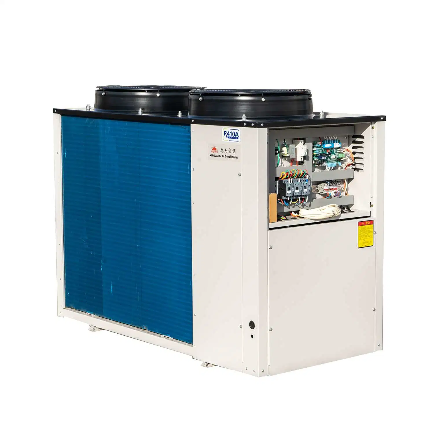 Industrial Air Conditioning Air-Cooled Modular Scroll Cooling-Heating Heat Pump/HVAC Water Chiller System R410A