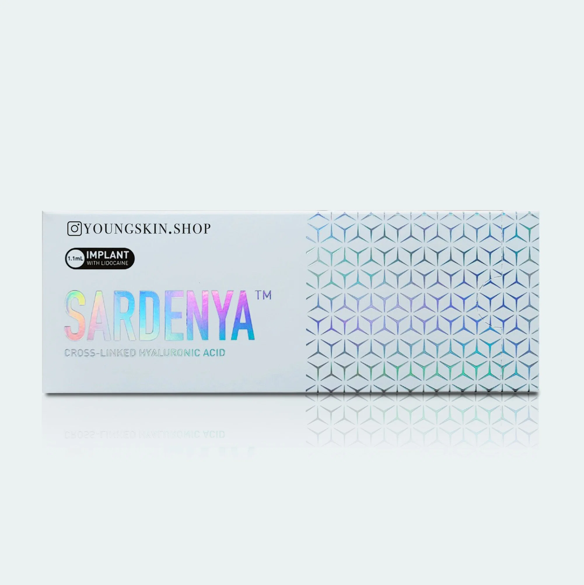 Korean Dermal Filler Sardenya 1,1ml ácido Hialurónico de forma profunda fina Ha Dermal Filler para Anti-Envejecimiento