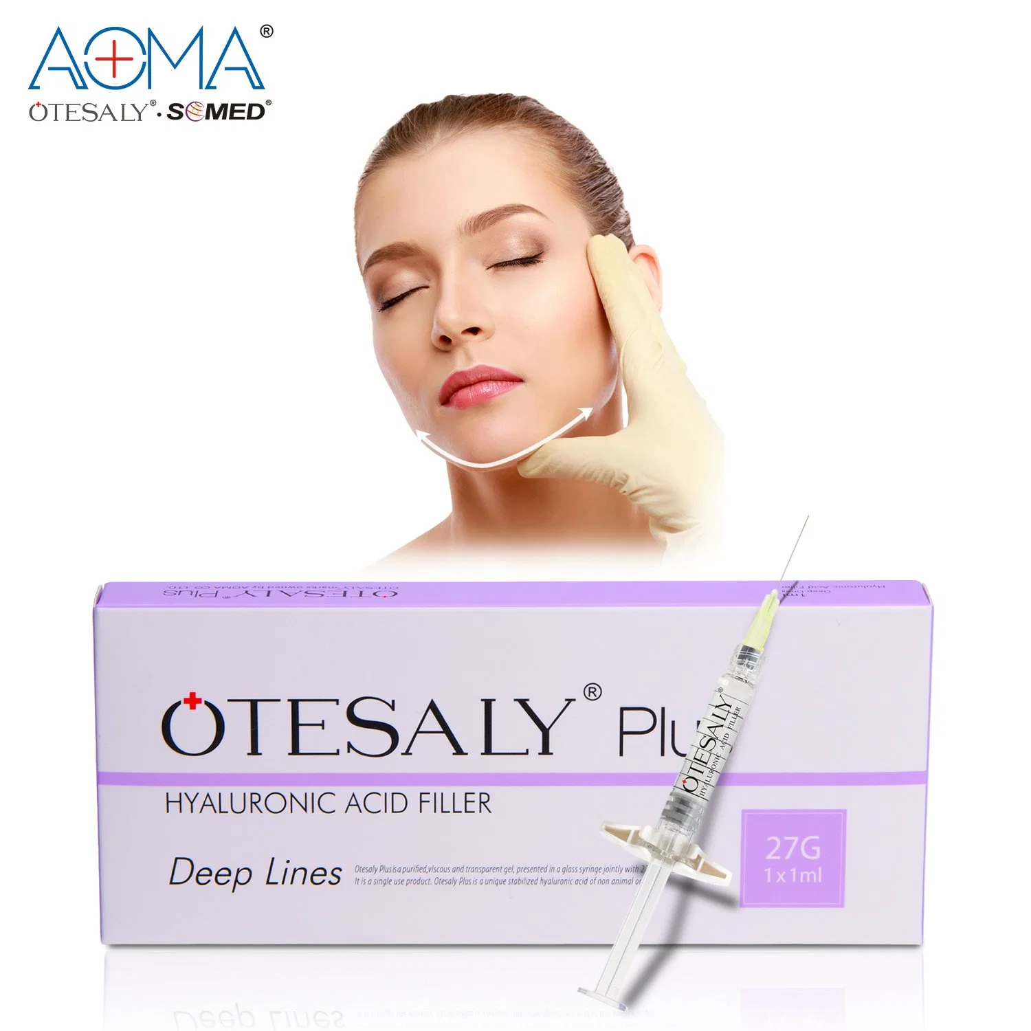 Plastic Surgery Wrinkle Removing Wholesale/Supplier Price Aoma Otesaly Plus Deep 1ml Dermal Filler