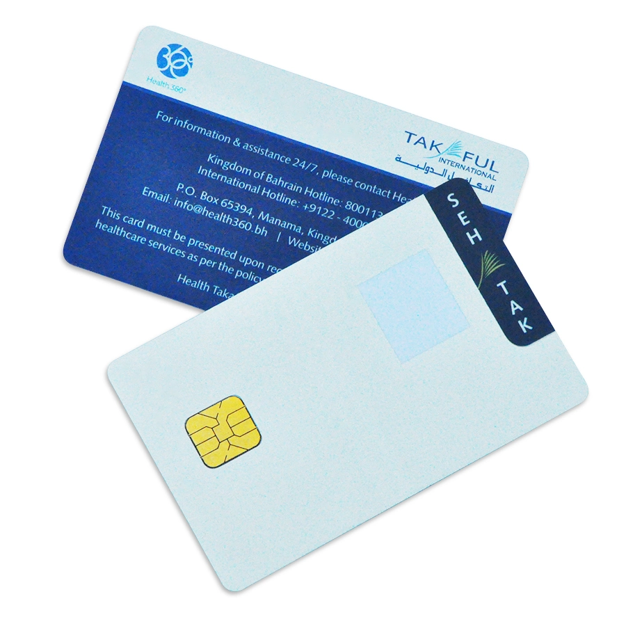 Free Sample PVC Cr80 Sle4442 Sle4428 Chip Contact Smart IC Card