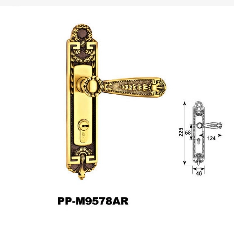 New Door Lock Handle Zinc Alloy Bathroom Door Handle