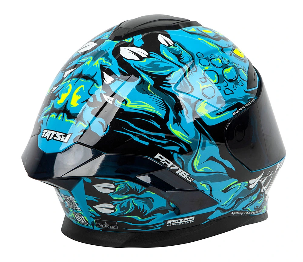 High quality/High cost performance  Unisex-Adult Full Face Motorbike Helmets with Dual Visor