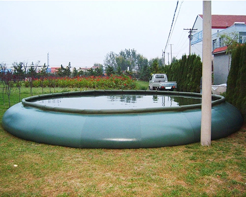 Farm Irrigation Folded Portable Rainwater Collection Drinking PVC Water Tank with Wear Tear Resistance Anti Cold