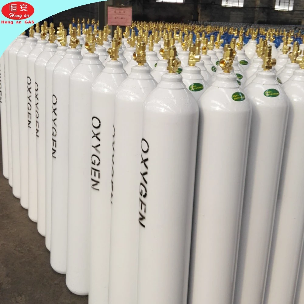 40L 150bar 219mm Medical Oxygen Cylinder High Pressure Portable Empty Cylinder