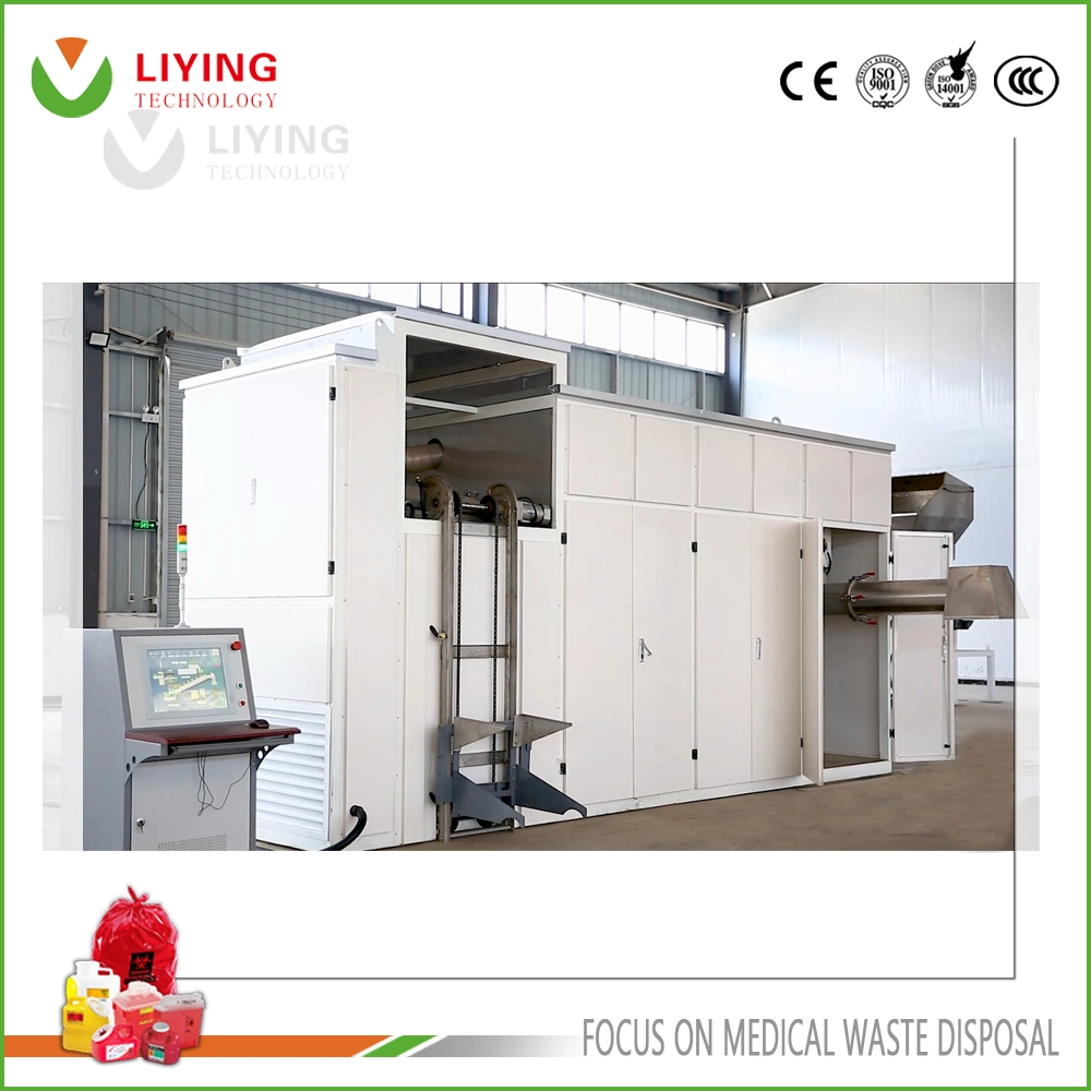 Hazardous Hospital Medical Waste Microwave Treatment Disposal Unit Machine