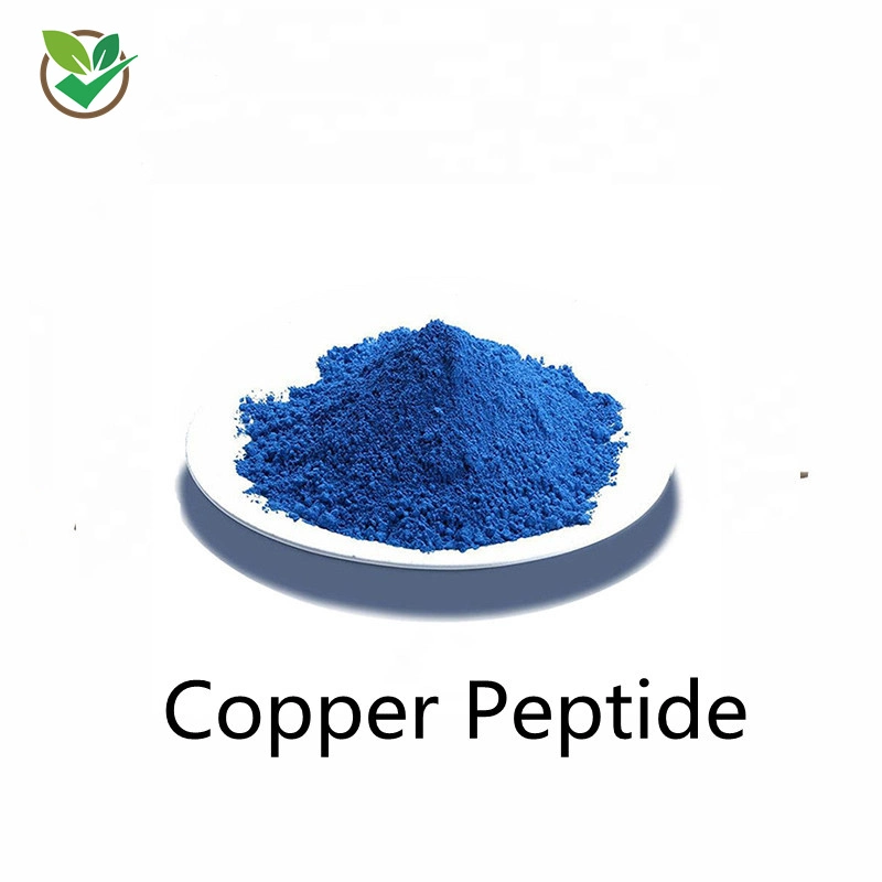 Grado cosmético polvo de pimienta azul de cobre Peptide / polvo de GHK-Cu