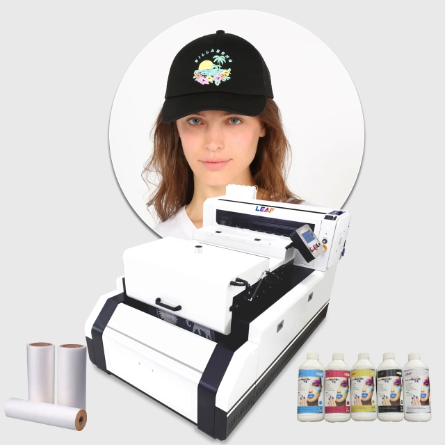 Leaf High Quality 30 см Digital T Shirt Printing Machine A3 Принтер DTF