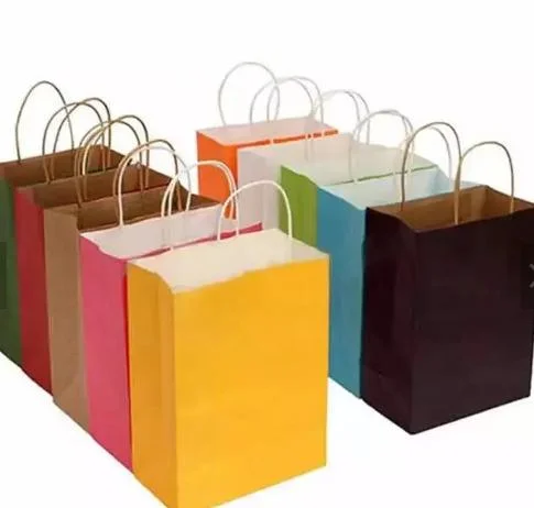 Wholesale Luxury Craft Paper Bag Printing Logo