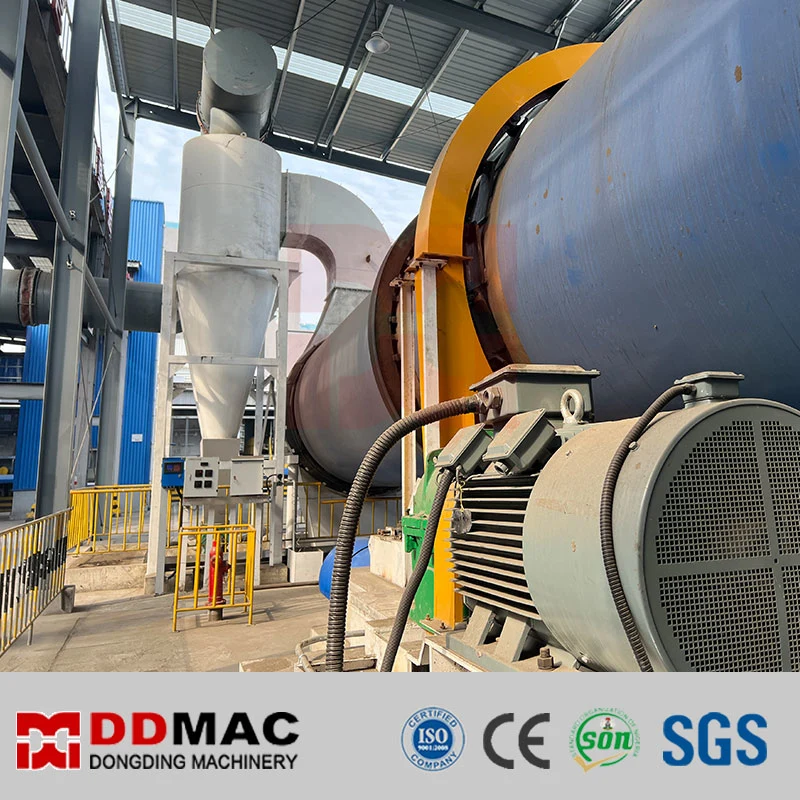 Three Drum/Triple Pass Rotary Dryer for Biomass, Bean Dregs, Gypsum, Fruit Waste, Ore Powder