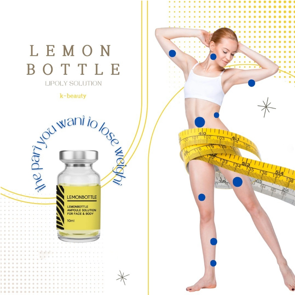 High Quality Lemon Bottle Fat Dissolving Body Fat Solution Slimming Strong Effect