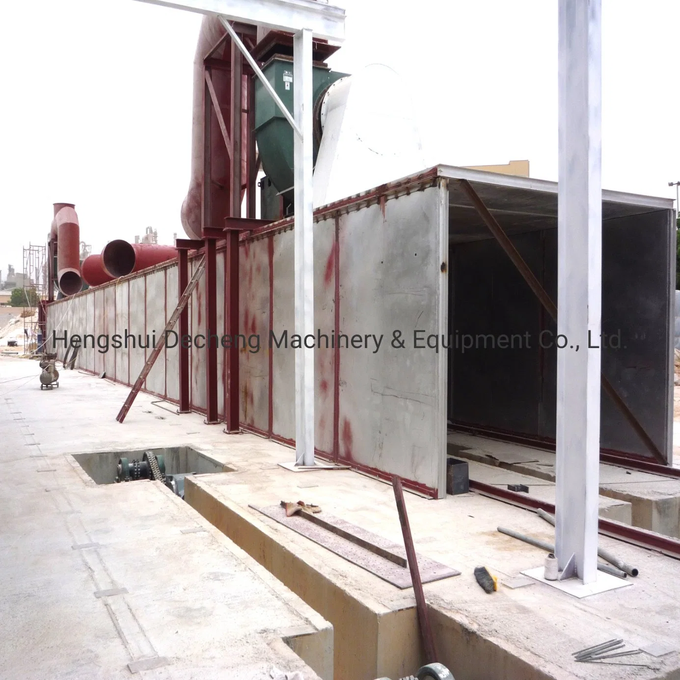 Semi Automation Gypsum Wall Block Production Line