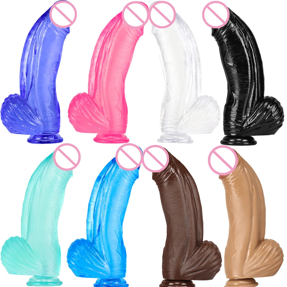 Grande silicone Dildo Gay Fisting Anal Plug Adult Sex Toys Transparente