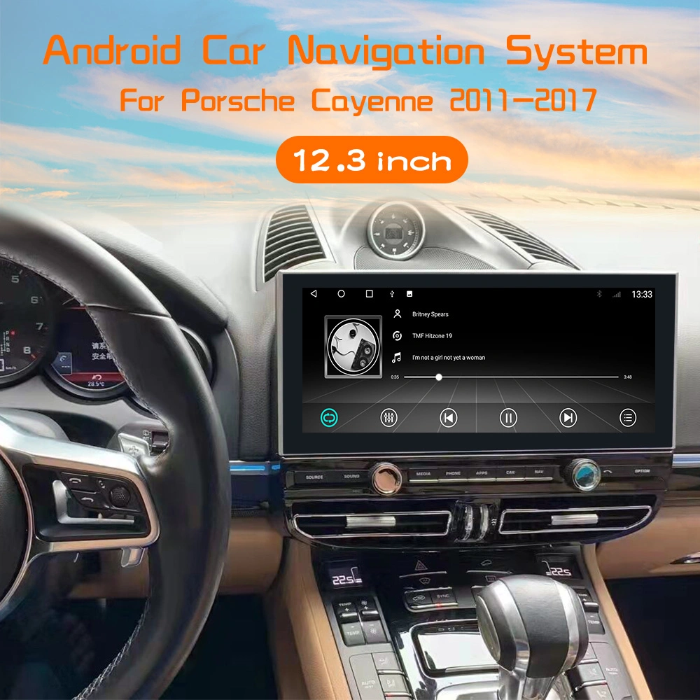 High Resolution Android Car Video for Porsche Cayenne 201 2012 2013 2014 2015 2016 2017 4+64 GB Wireless GPS Navigation Touch Compatible Screen