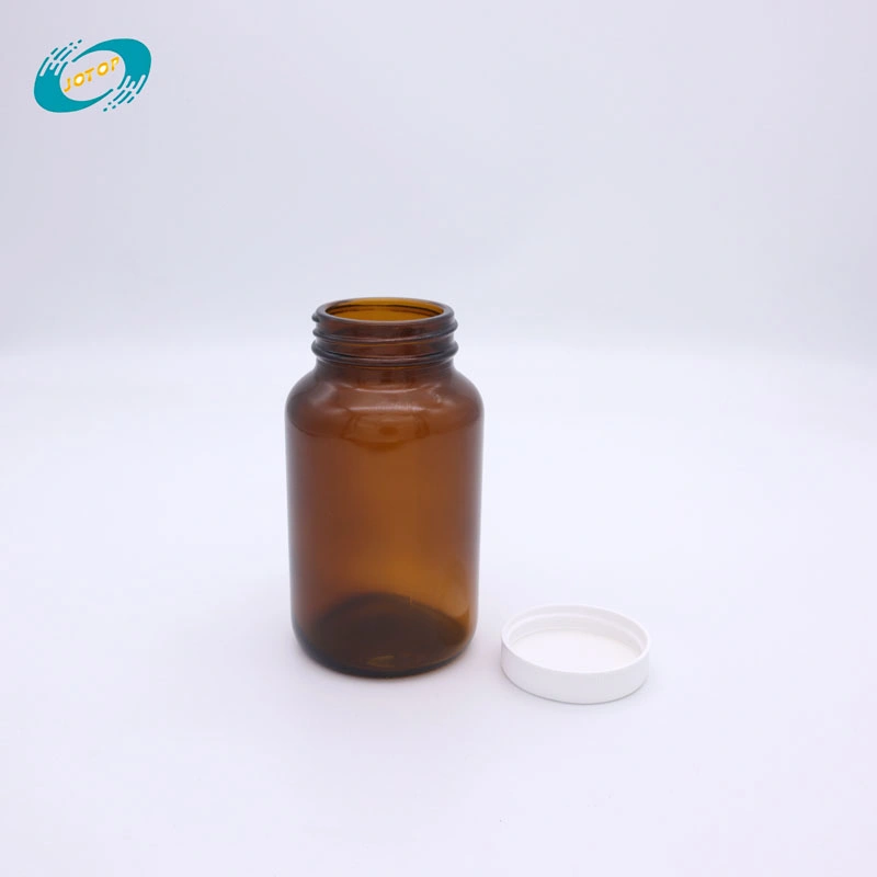 200ml Amber Safety Wide Mouth Pharmaceutical Medical Pill Glass Bottle