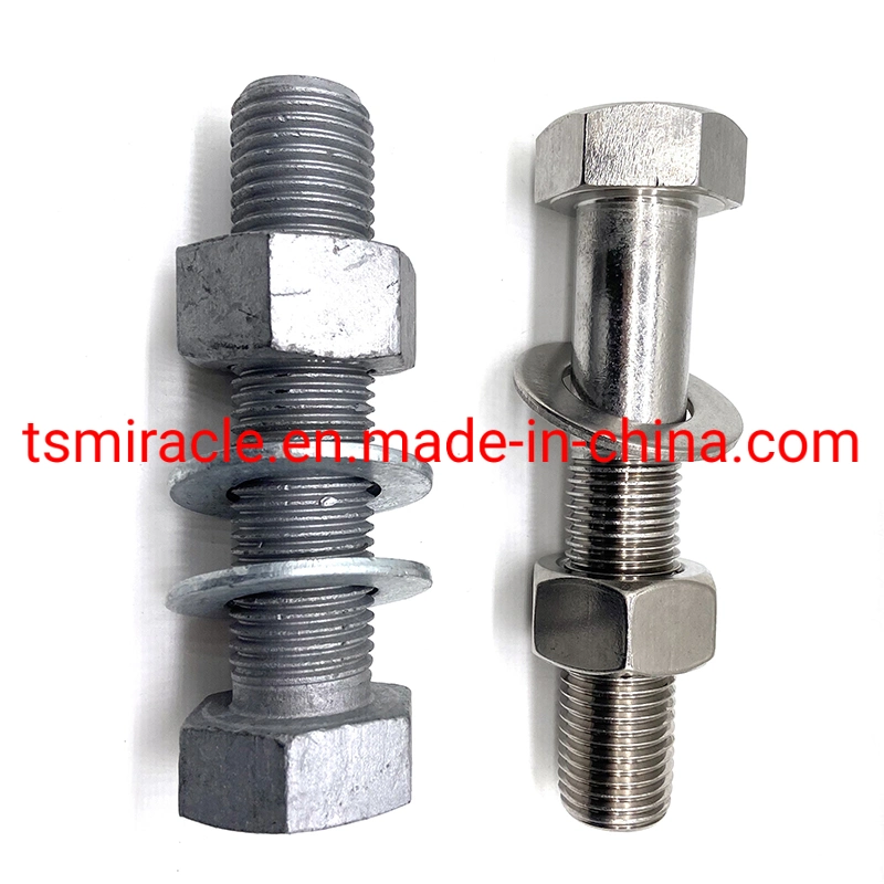 Tornillo de cabeza hexagonal Tornillos y Heavy Duty/Bridas bridas//transporte/espárragos y tuercas tornillos de la rampa