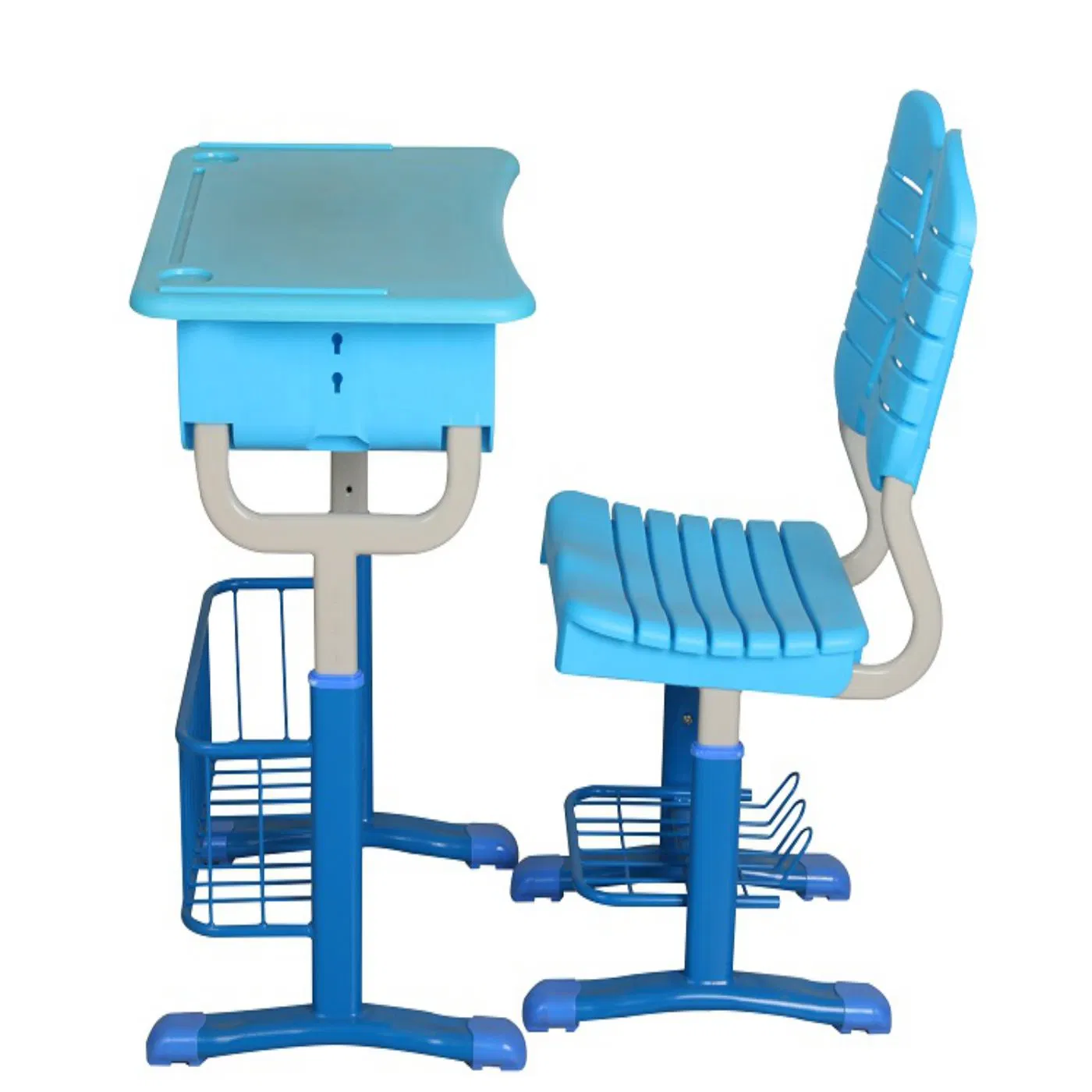 School Student Single Study Desk Chair Sets