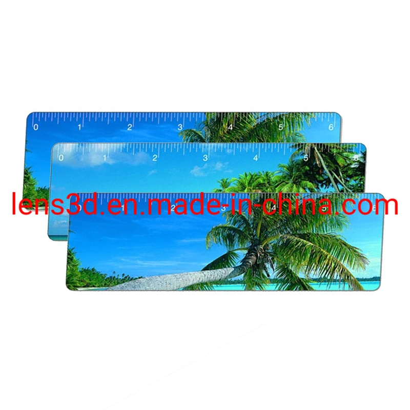 Custom 3D Lenticular Printing Ruler for Promotional Souvenir