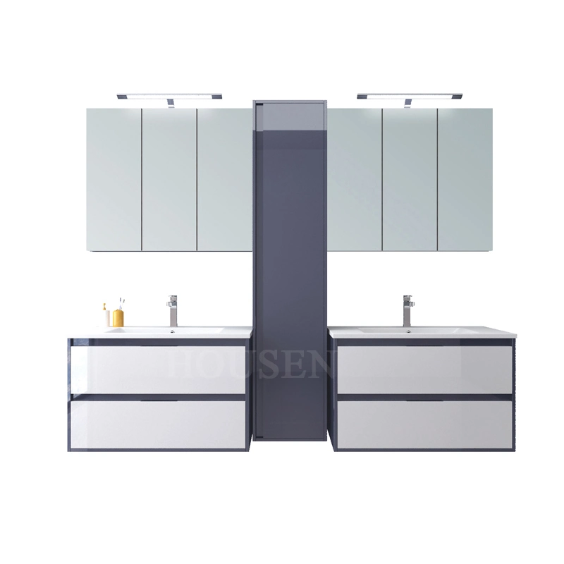 New Design Luxury Bathroom Cabinet Bathroom Vanity Mirror Cabinet Bathroom Luxury Cabinet Furniture