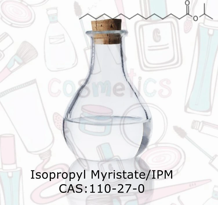 Matières premières cosmétiques de haute pureté la pureté de 99 % Isopropyl Myristate IPM CAS 110-27-0