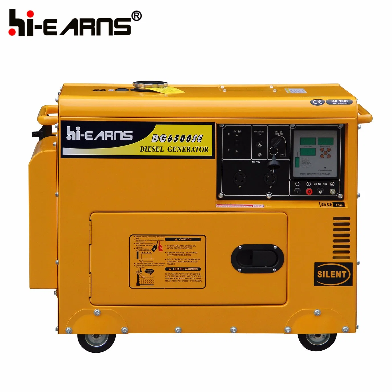 3.2kw Portable Air-Cooled Silent Diesel Genset (DG4500SE)