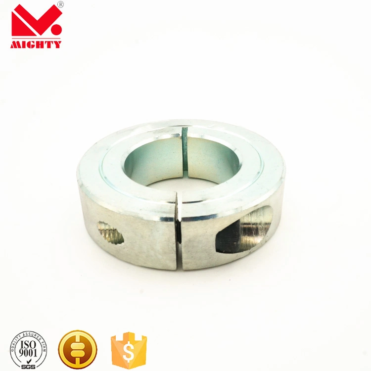 Two-Piece Double Split Clamp Style Bore Shaft Collar Anodized Aluminum 1/2" Stainless Steel, Carbon Steel Flexible Provided